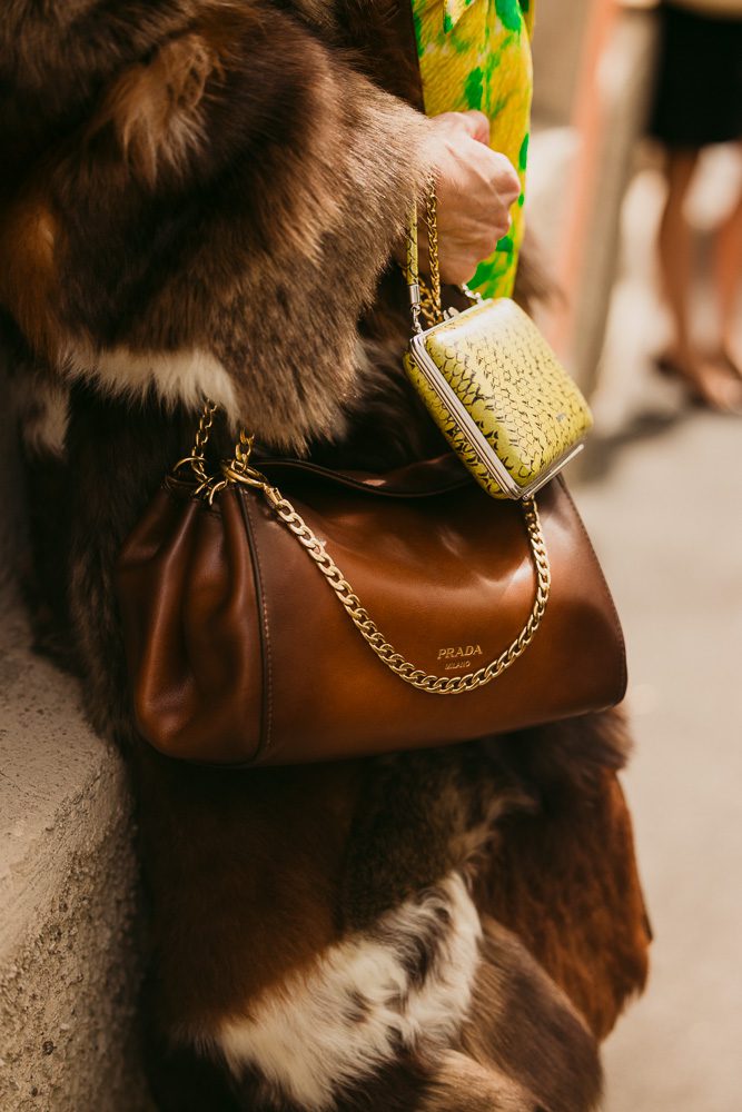 Prada MFW Spring 2026 Street STyle Bags 5