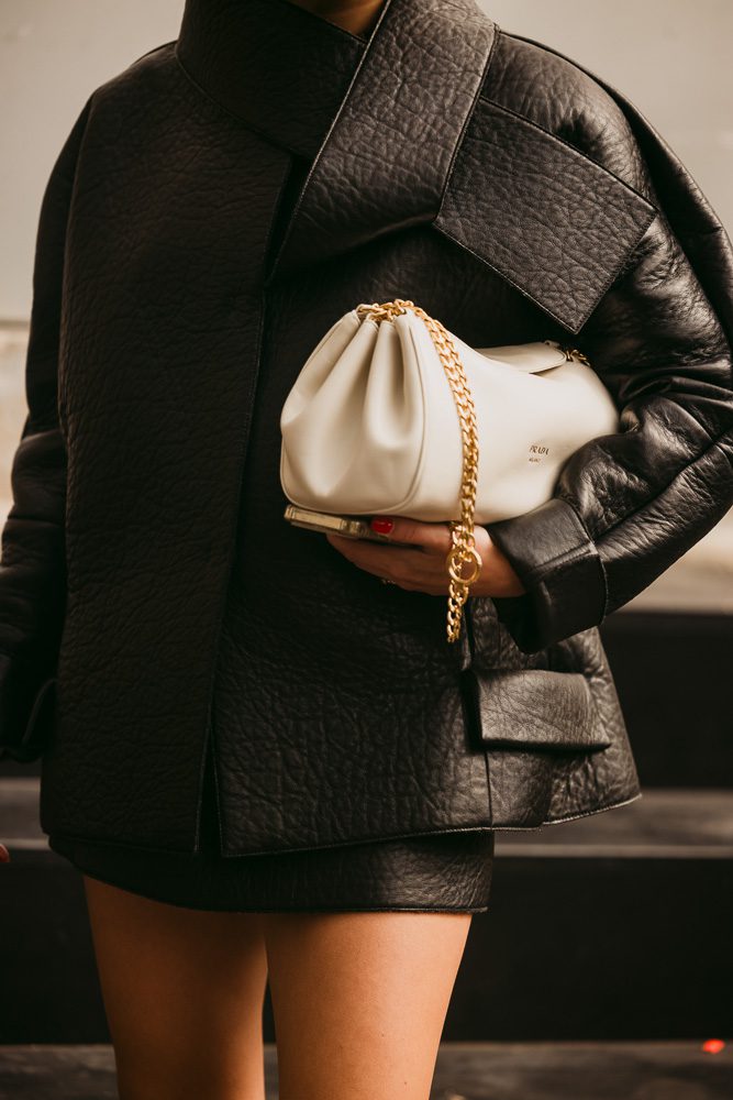 Prada MFW Spring 2026 Street STyle Bags 8