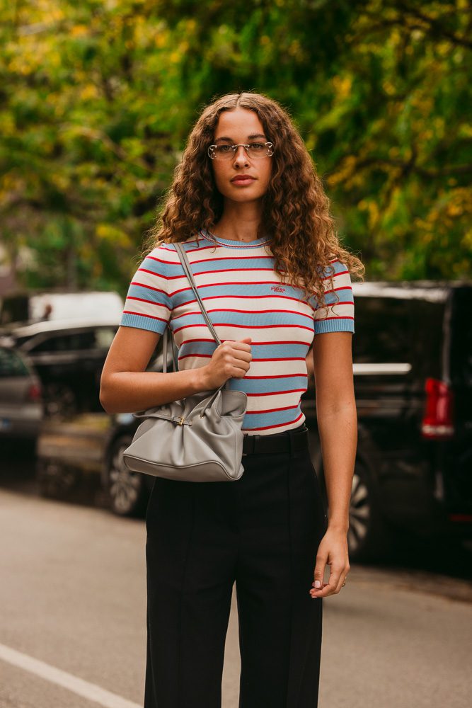 Prada MFW Spring 2026 Street STyle Bags 9