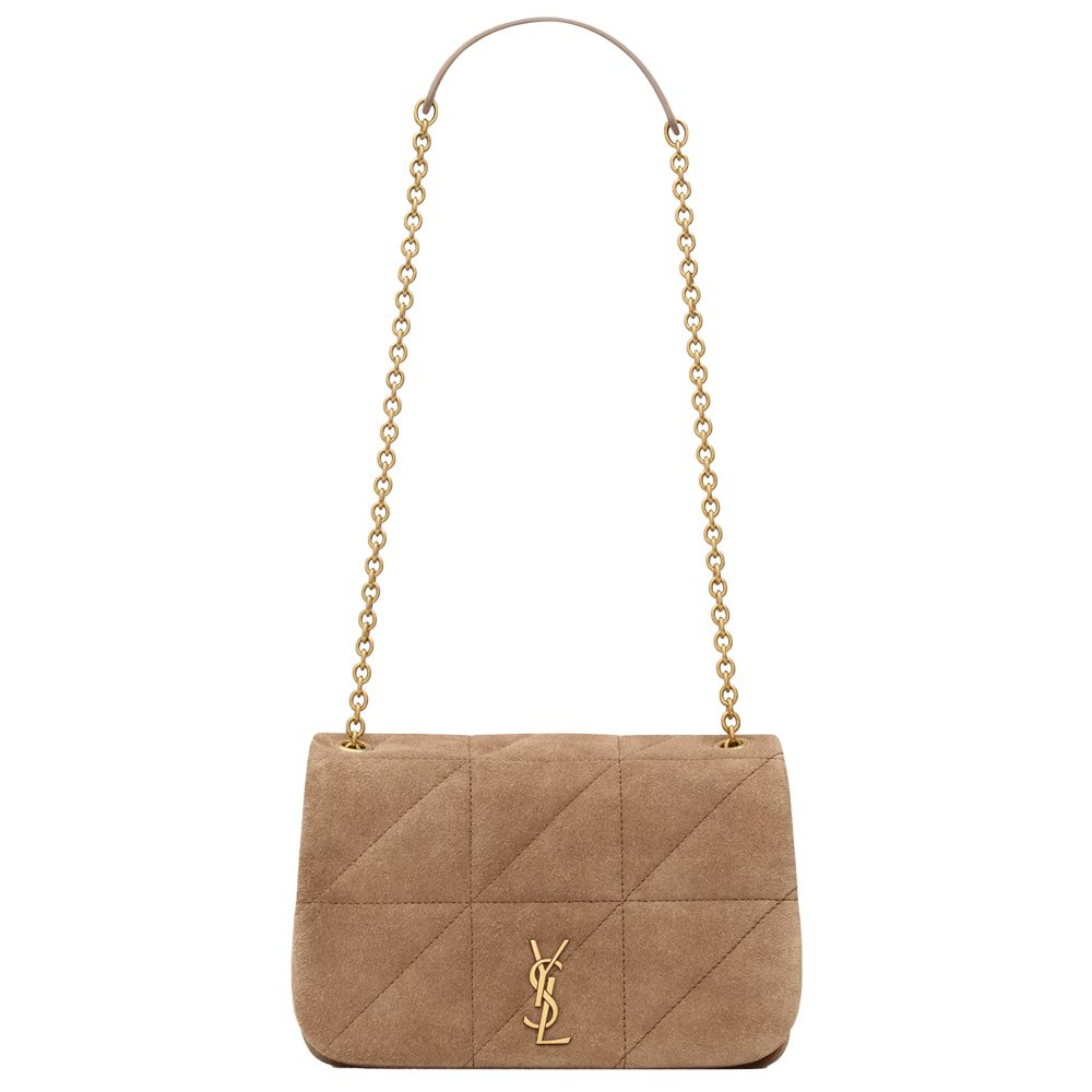 Saint Laurent Mini Jamie in Suede Shisper Pink