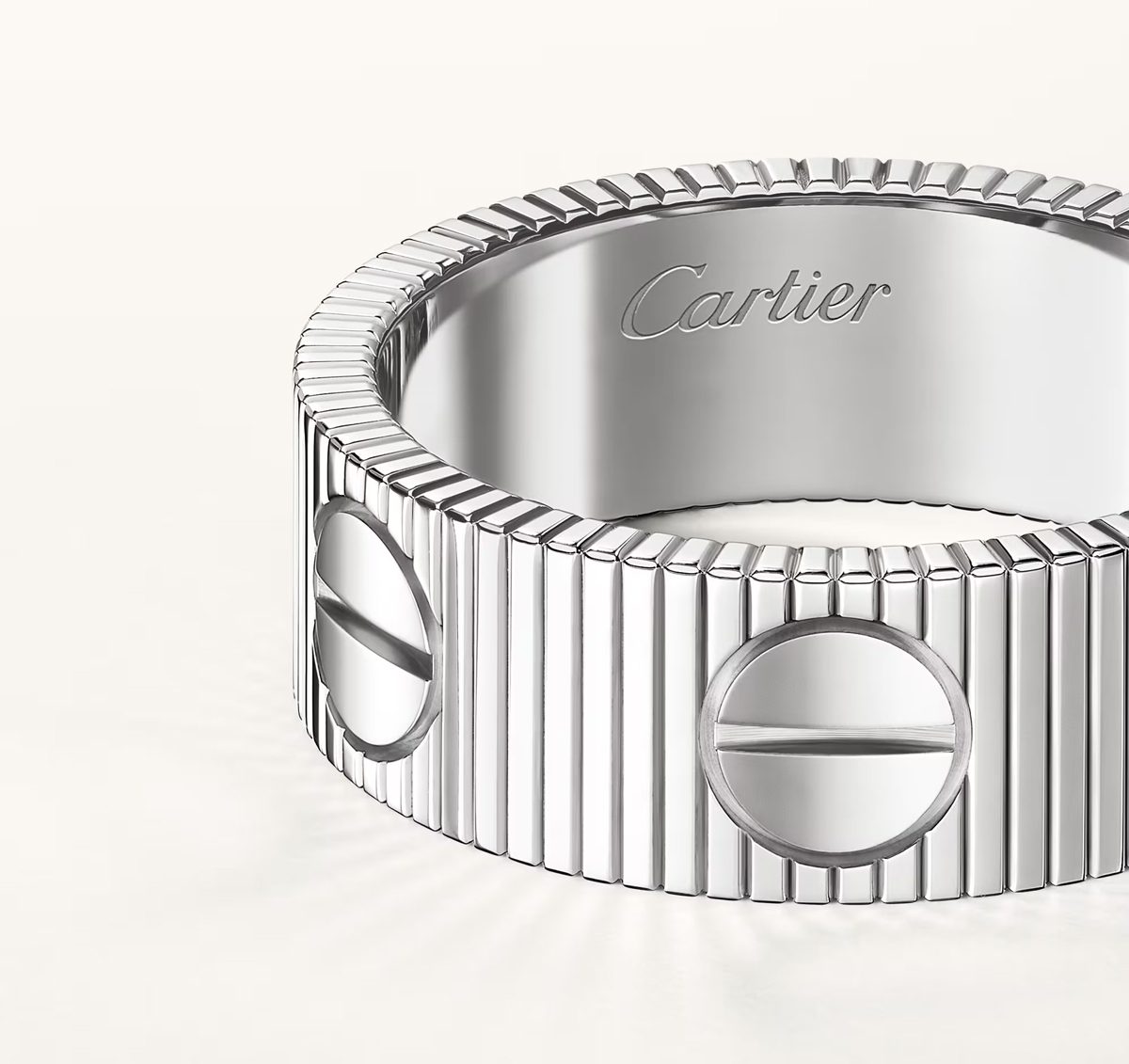 cartier LOVE Unlimited Ring in white gold