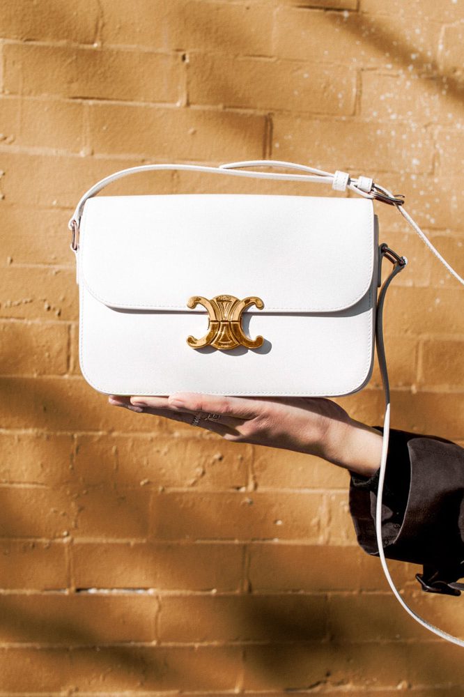 Celine Classique Triomphe White