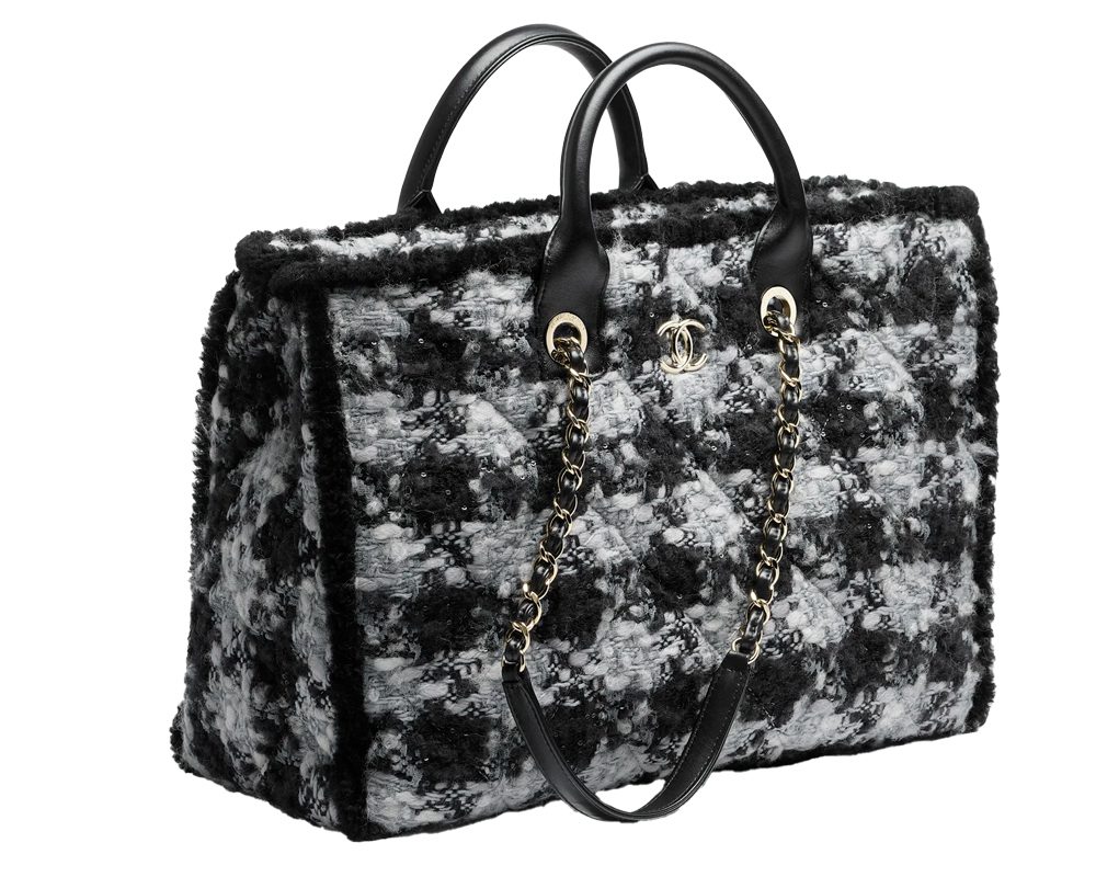 Chanel Coco Neige Tweed Shopper
