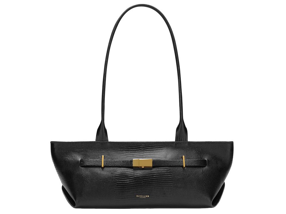Demellier The New York Lizard Effect Shoulder Bag Demellier The New York Lizard Effect Shoulder Bag