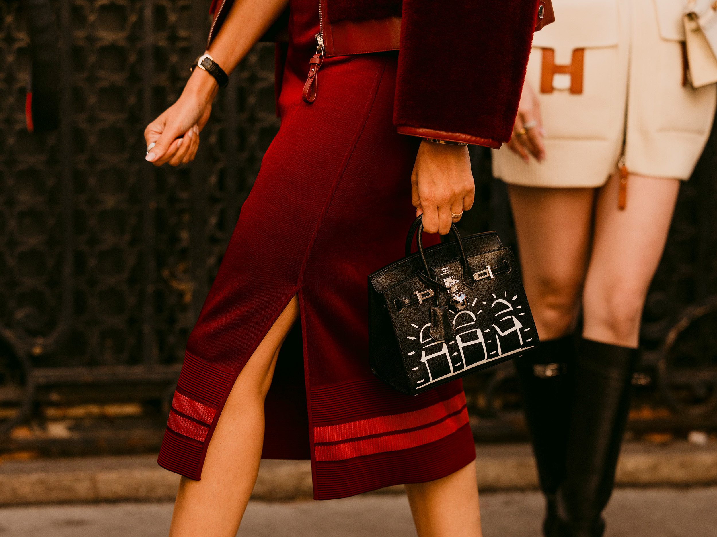 Hermes street style Birkin