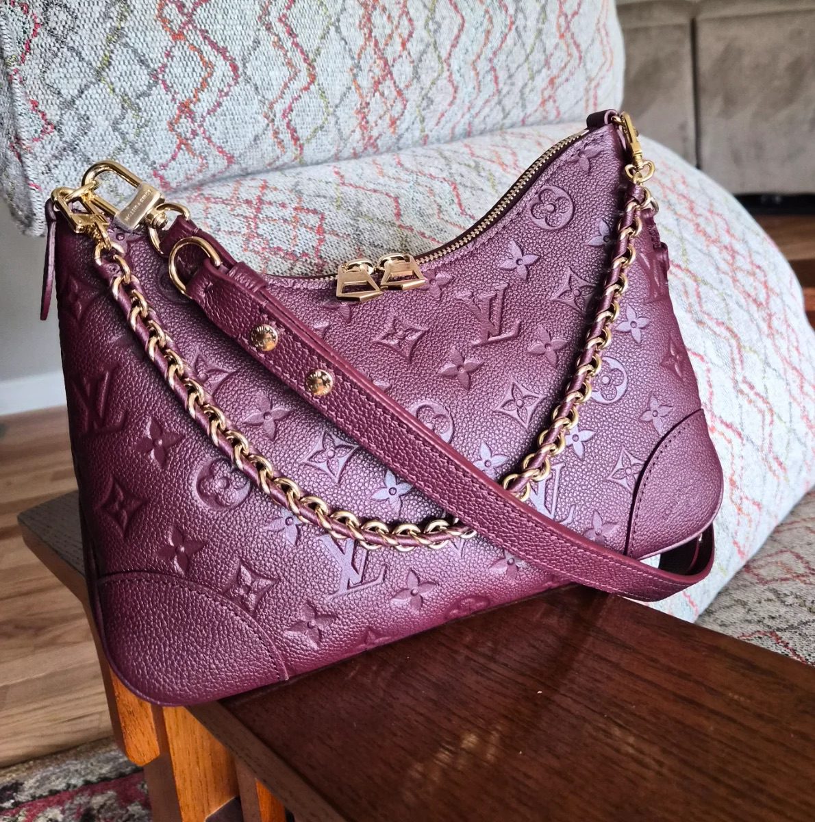 louis vuitton Boulogne in Garnet