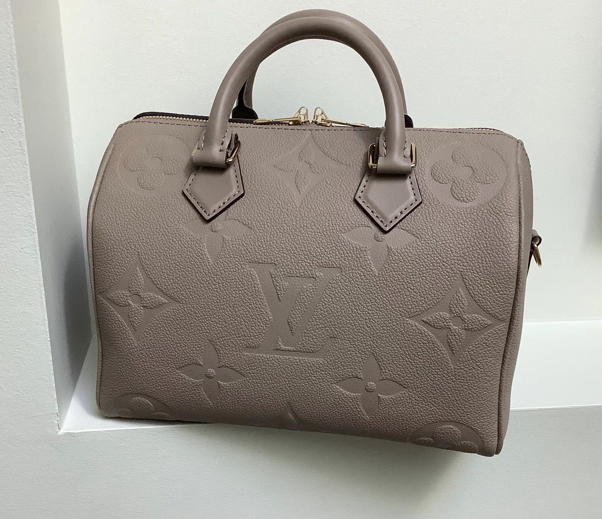 louis vuitton Speedy B 25 in Turtledove