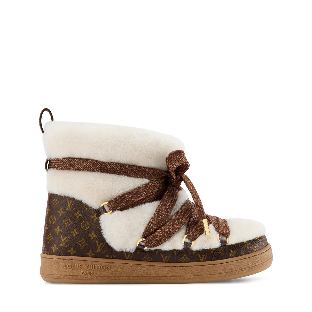 louis vuitton lv cloud lace up ankle boot sneaker AVU00GSH31 PM1 Side view louis vuitton lv cloud lace up ankle boot sneaker AVU00GSH31 PM1 Side view