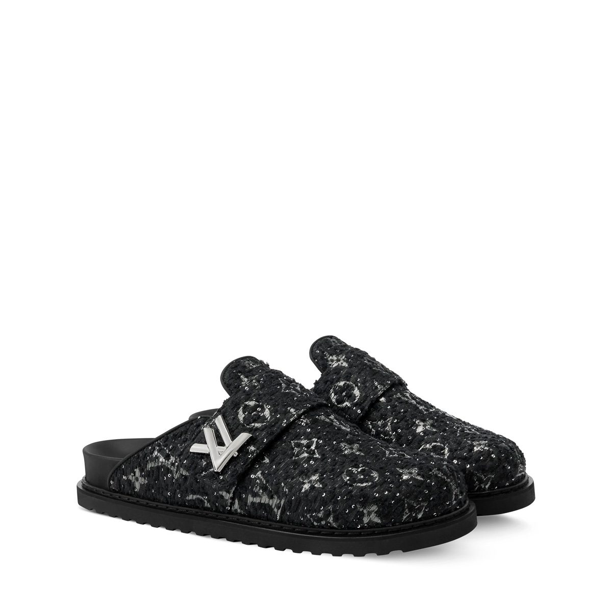 louis vuitton lv cosy flat comfort clog AVH00OTW02 PM2 Front view louis vuitton lv cosy flat comfort clog AVH00OTW02 PM2 Front view