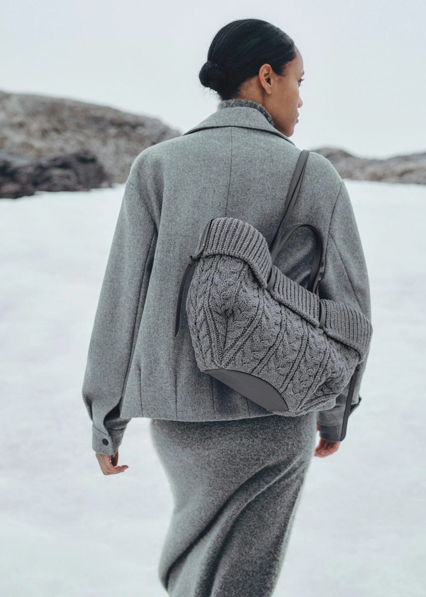 polene Cyme Mini Edition Merino Stone polene Cyme Mini Edition Merino Stone