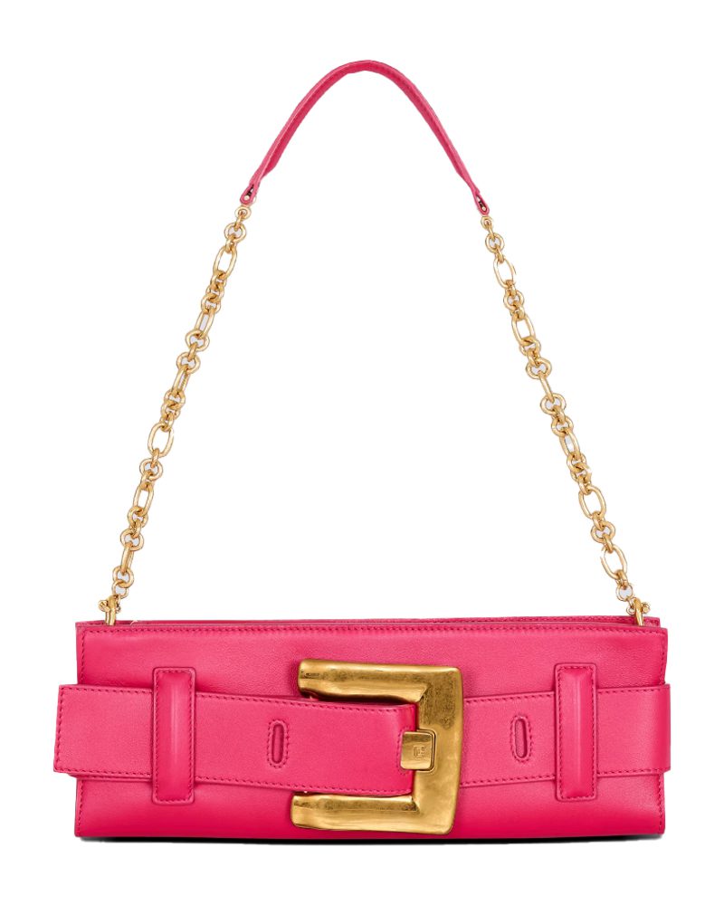 Anthem calfskin leather clutch pink Anthem calfskin leather clutch pink