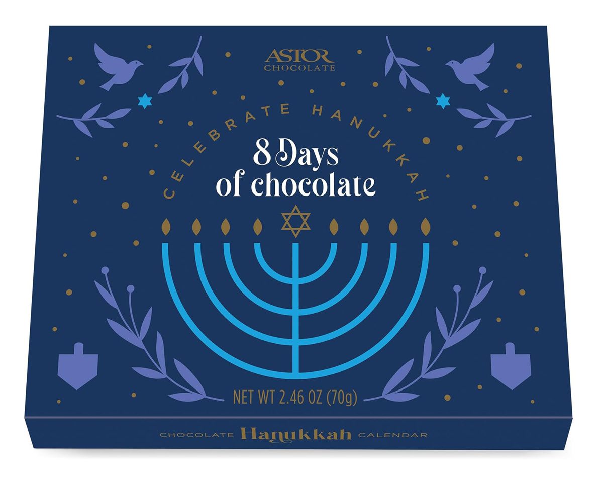 Astor Chocolate 8 Days Of Hannukah Advent Calendar Chocolates