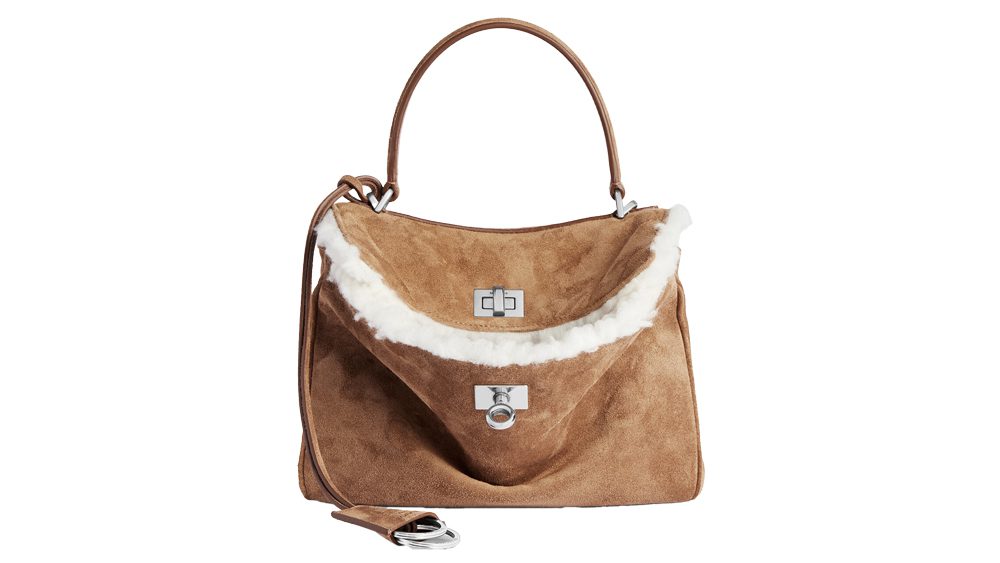 Balenciaga Rodeo Bag Shearling