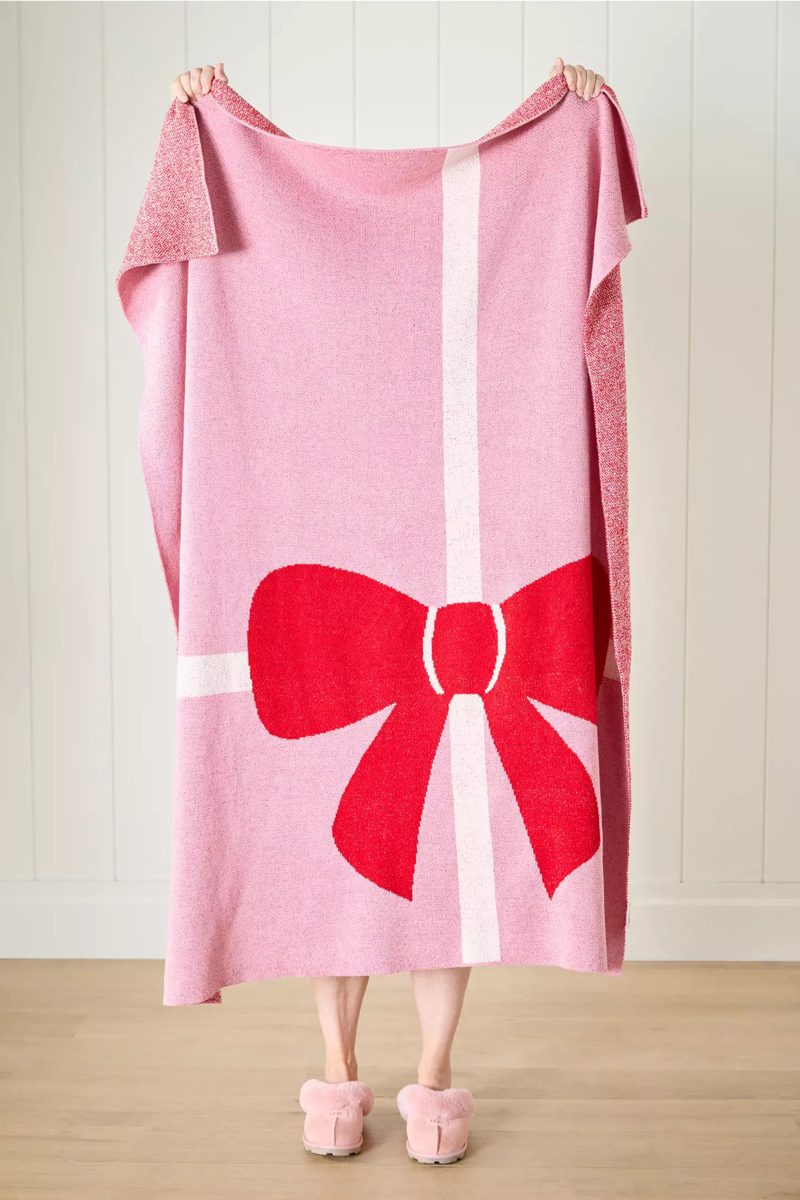 Bonnie Jacquard Knit Throw Blanket