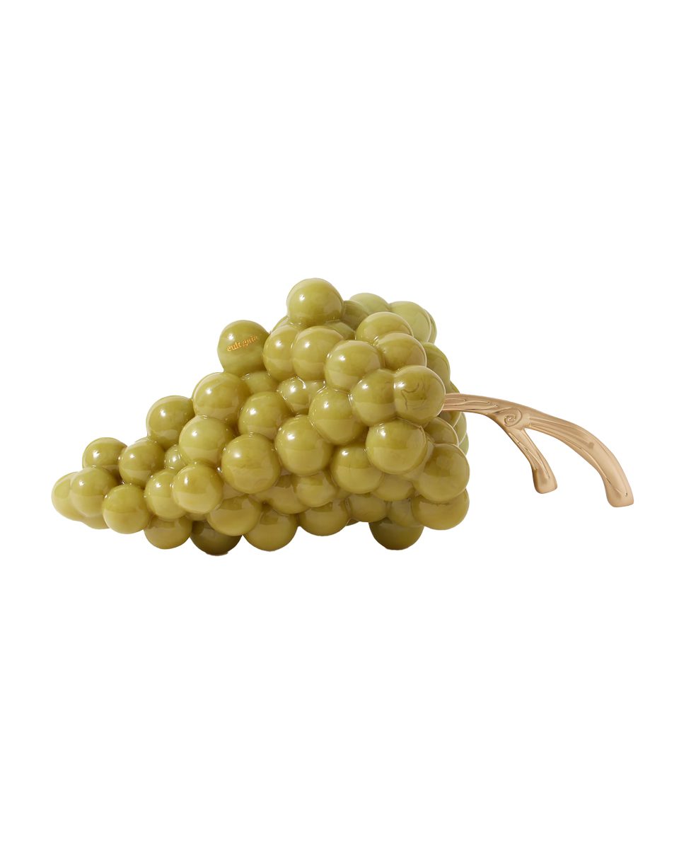 CULT GAIA Grape resin and gold tone clutch CULT GAIA Grape resin and gold tone clutch