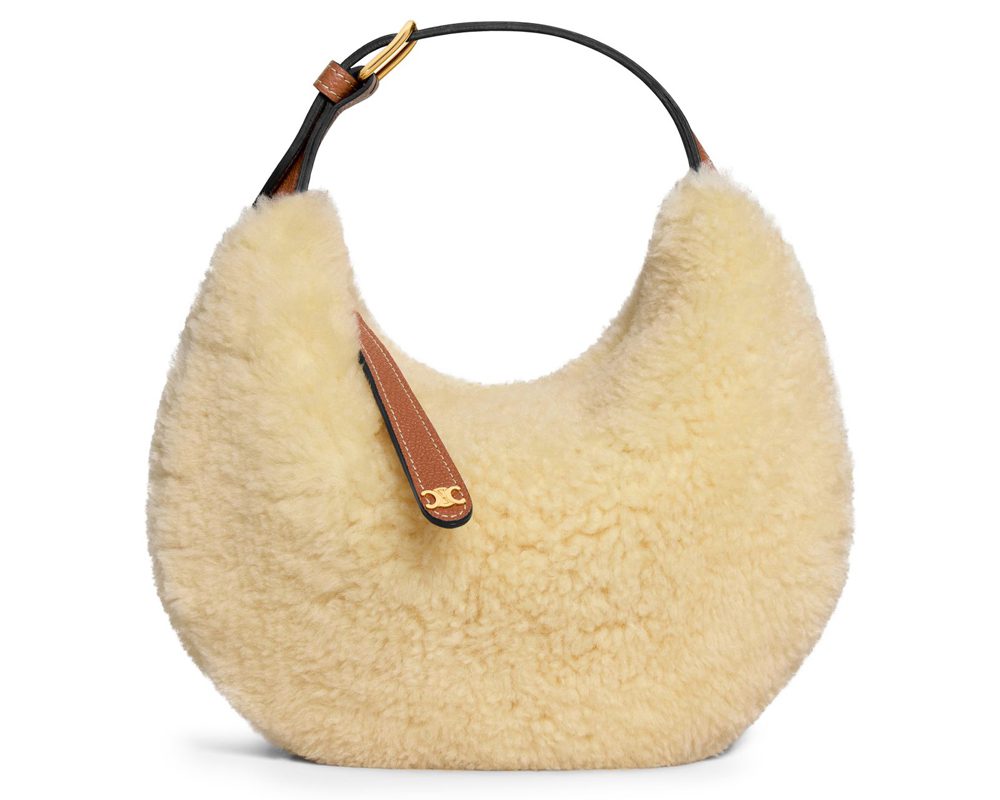 Celine Lulu Shearling Bag
