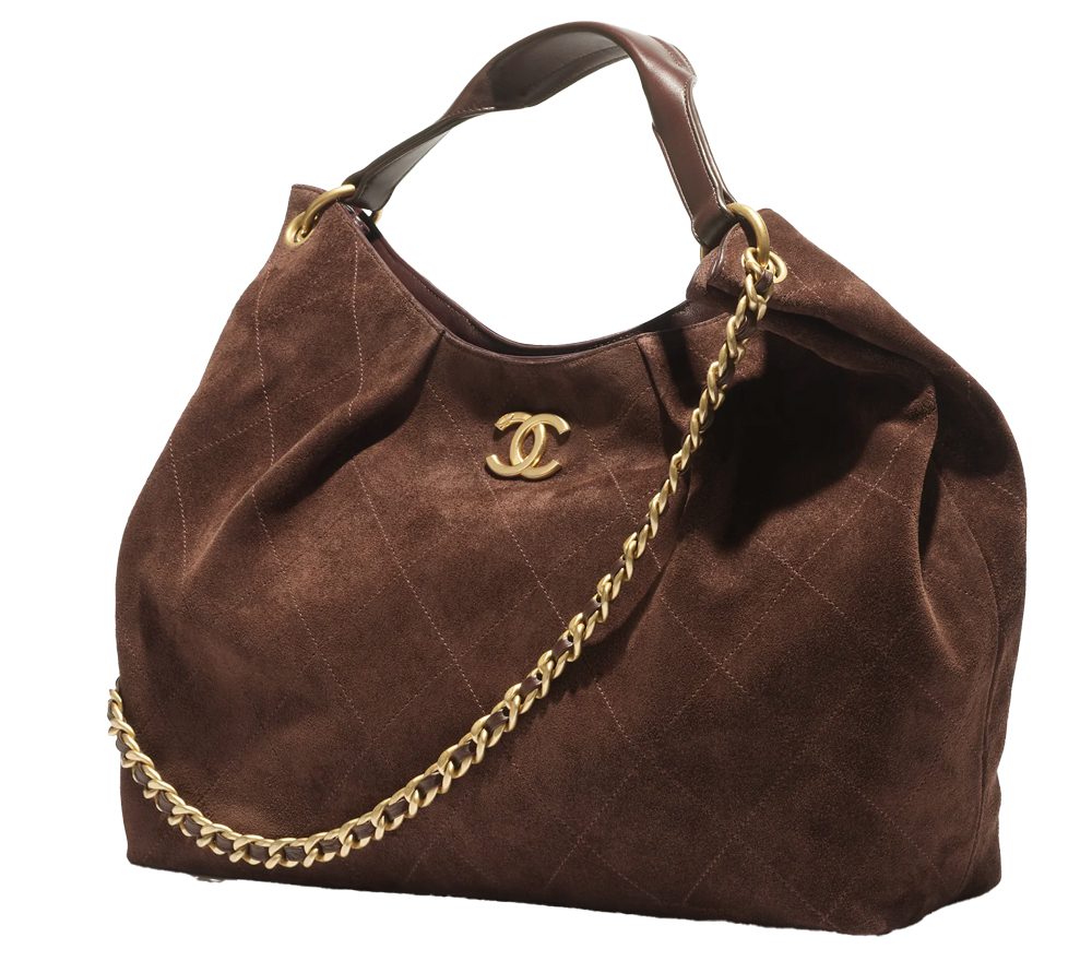 Chanel Maxi Hobo Suede