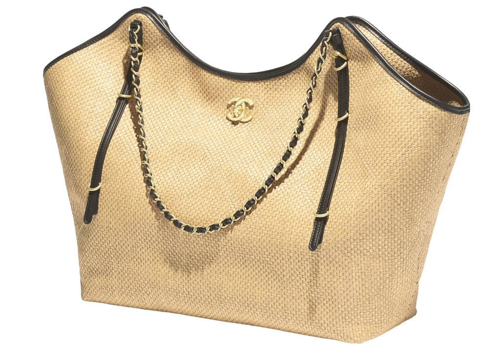 Chanel Raffia Shopper Maxi, $6,100