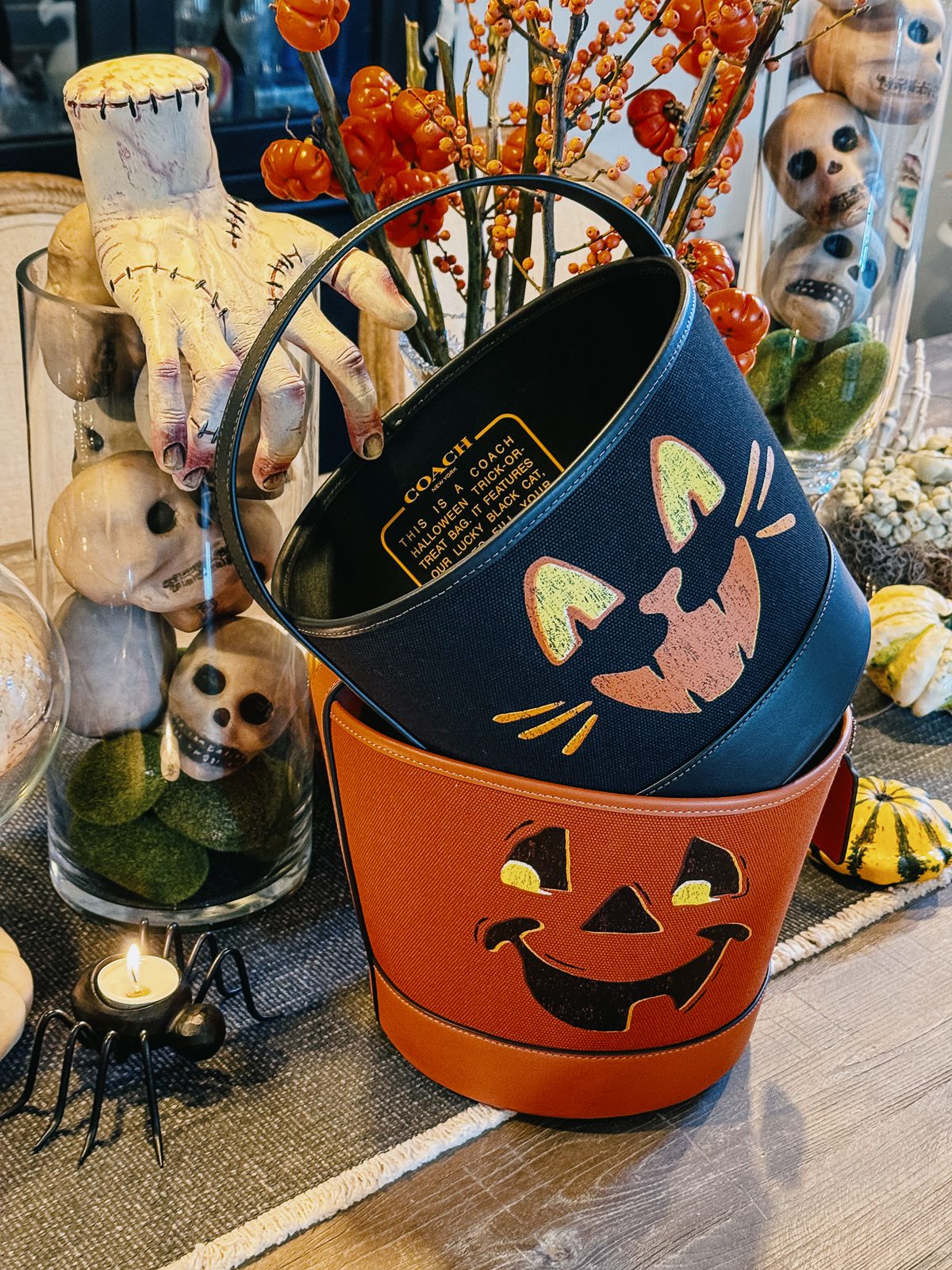 Coach Halloween Buckets (4 of 4)