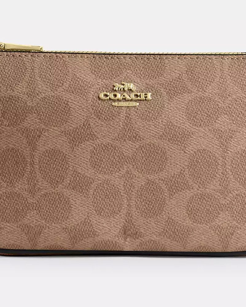 Coach Nolita 19 In Signature Canvas Tan Black Coach Nolita 19 In Signature Canvas Tan Black