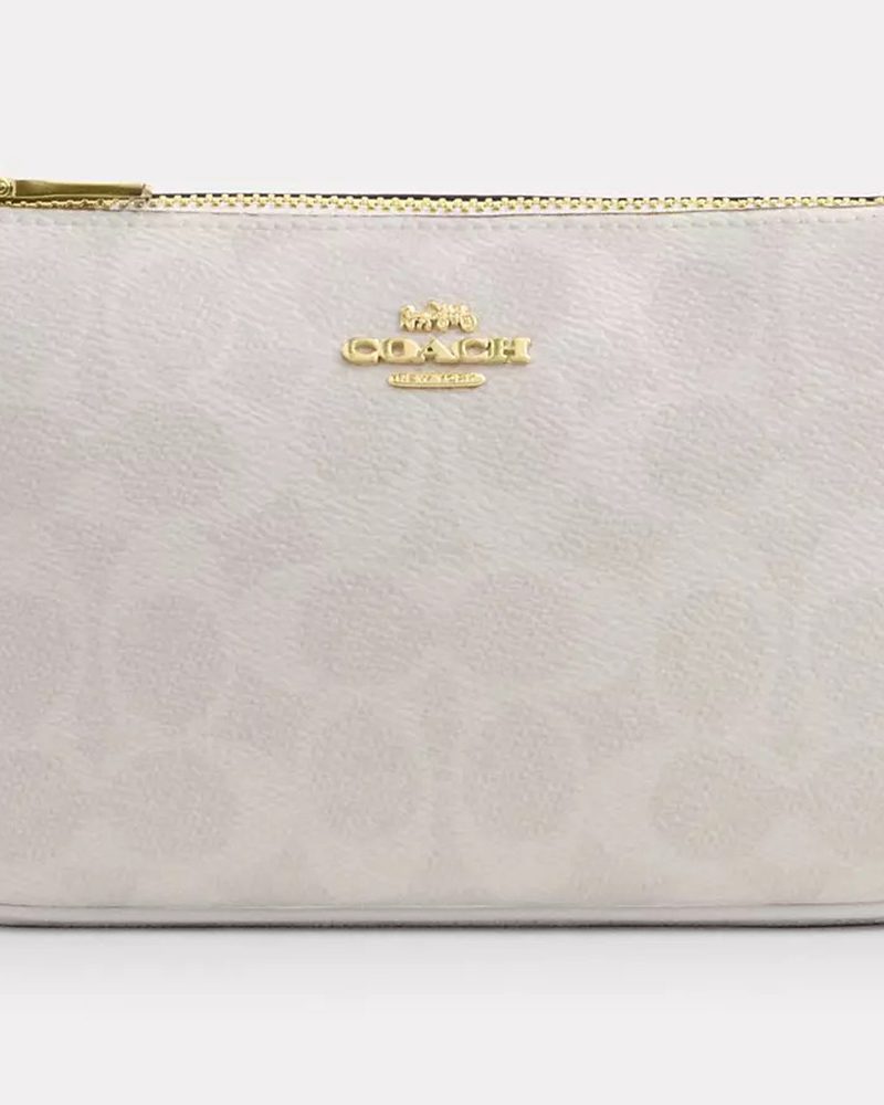 Coach Nolita 19 In Signature Canvas White Chalk Coach Nolita 19 In Signature Canvas White Chalk
