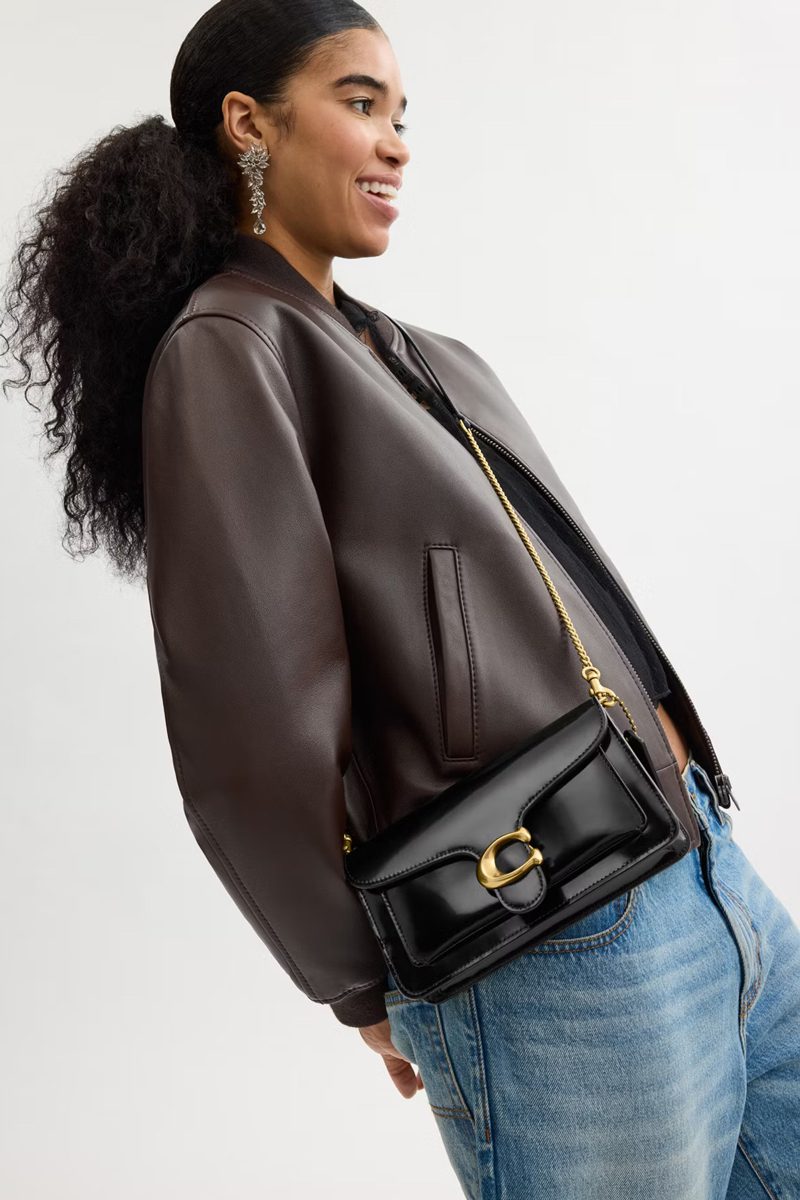 coach former Tabby chain clutch