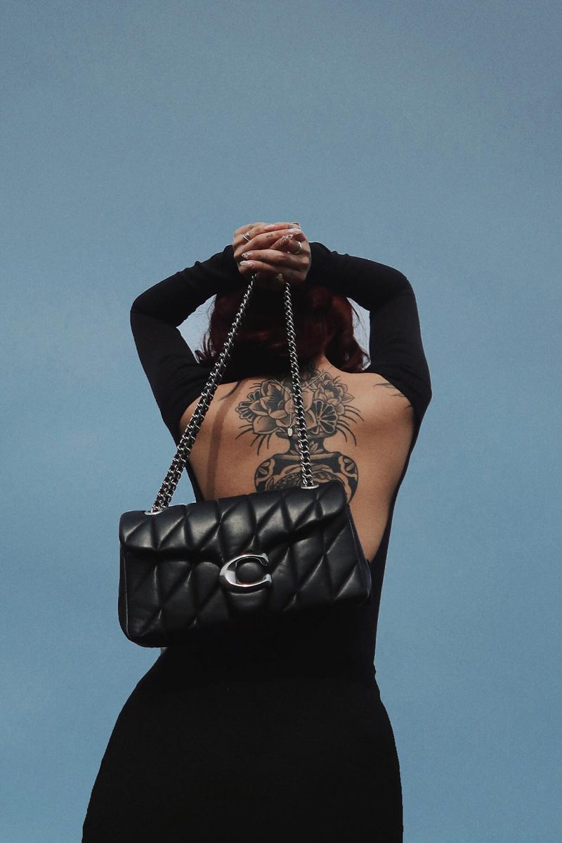 coach former Tabby with Quilting