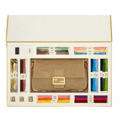 Fendi Louis Vuitton Chantilly messenger bag in monogram canvas and natural leather for adding a personal touch