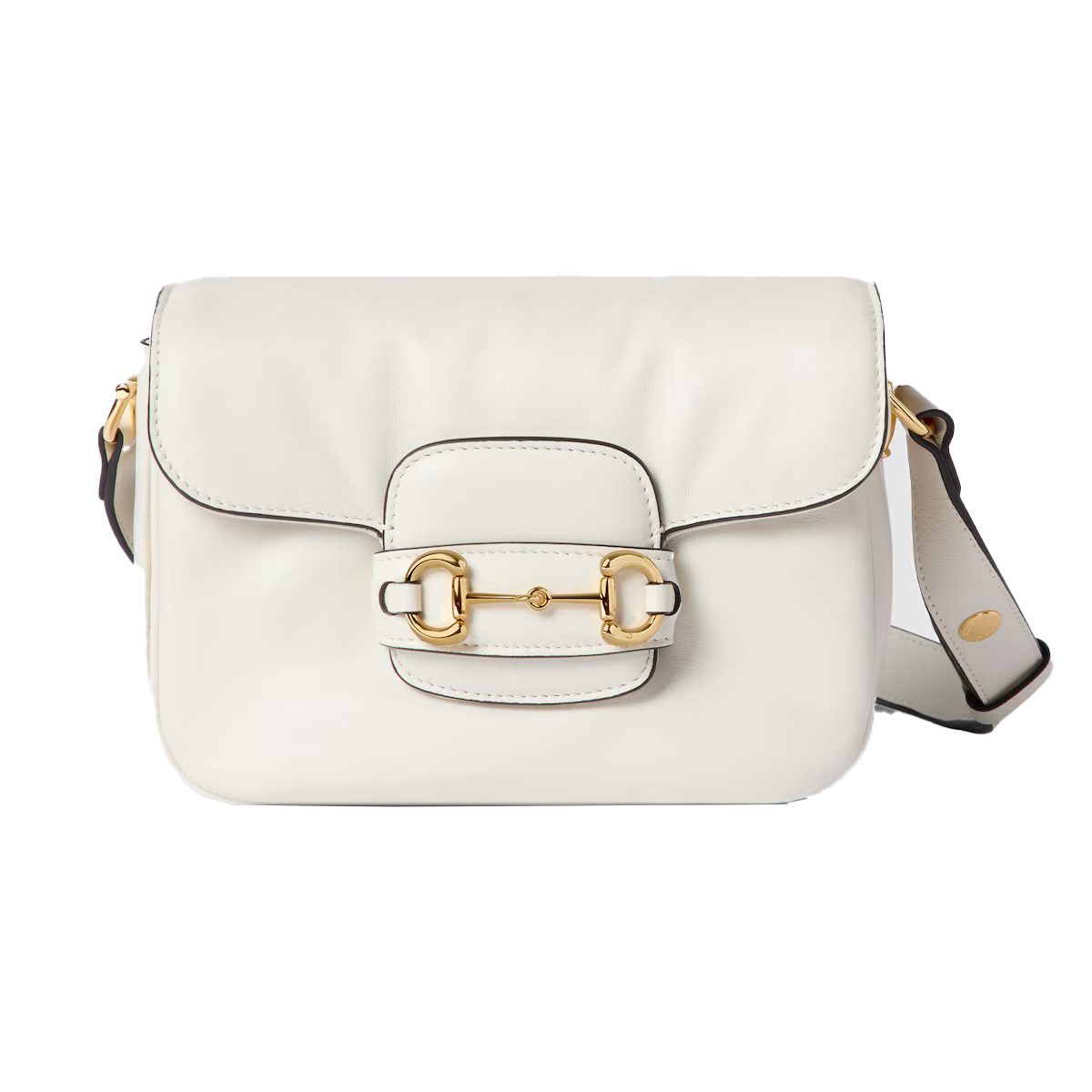 Gucci Horsebit 1955 Aura mini shoulder bag white leather