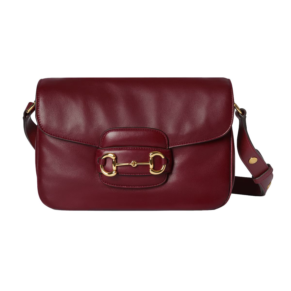 Gucci Horsebit 1955 Aura small shoulder bag in rosso ancora