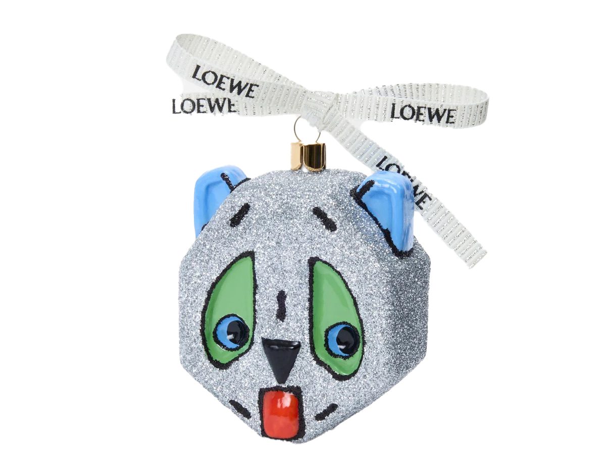 Loewe Futurist Cat bauble in blown glass