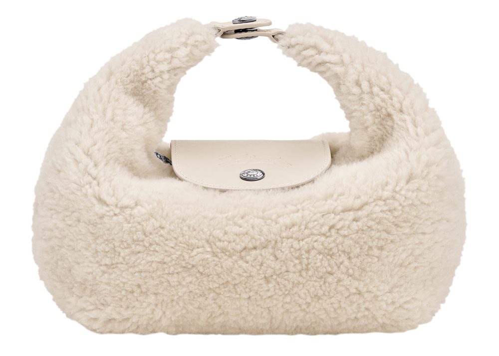 Longchamp Le Pliage Shearling Bag