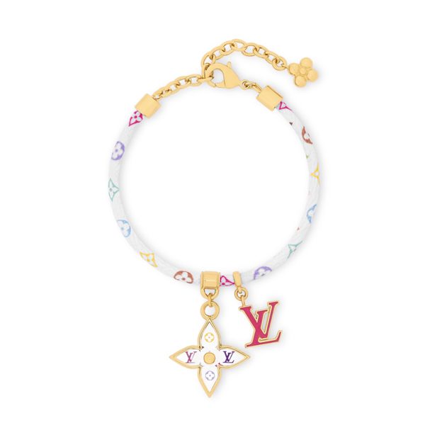 Louis vuitton Monogram Multicolor Charm Bracelet M4698Z $480.00