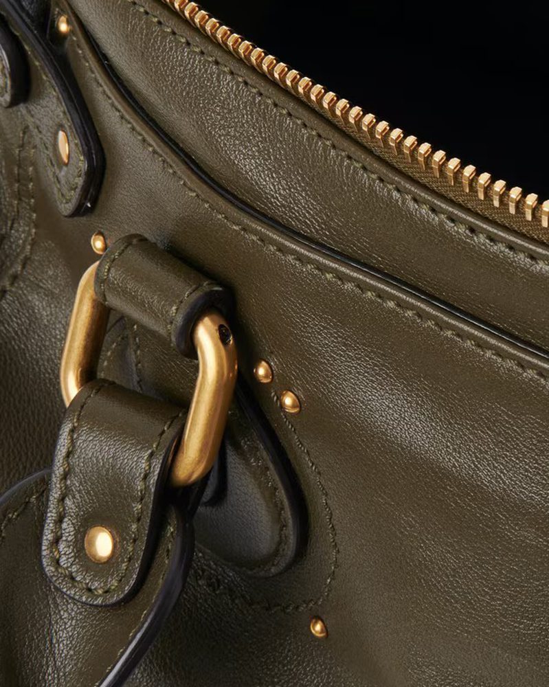 Paddington bag in grained leather winter ivy