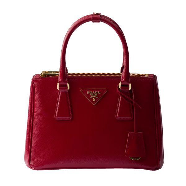 Playful Tricks Add a Whimsical Touch to the Iconic Prada Galleria This Season 10 Prada Galleria Red Small