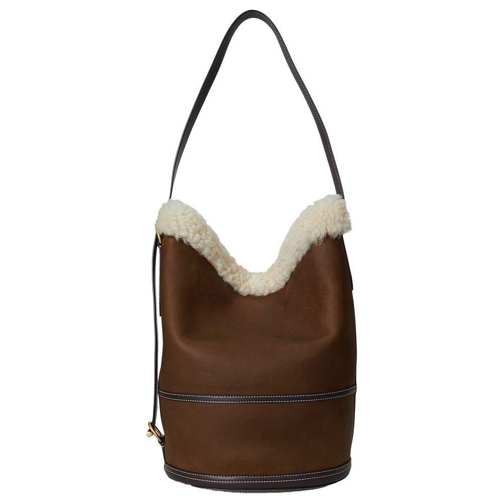 Ralph Lauren Bellport Shearling Bag