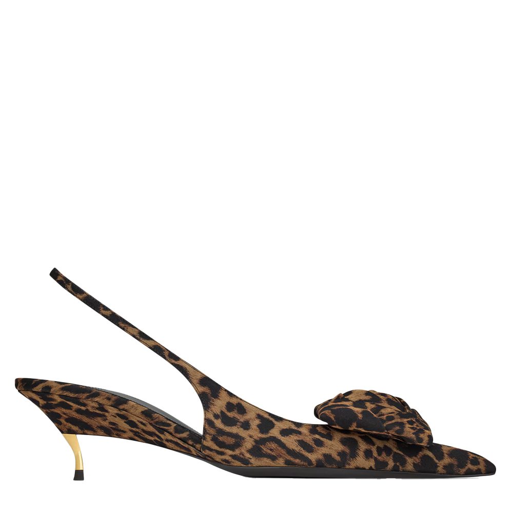 Saint Laurent Leopard Pump