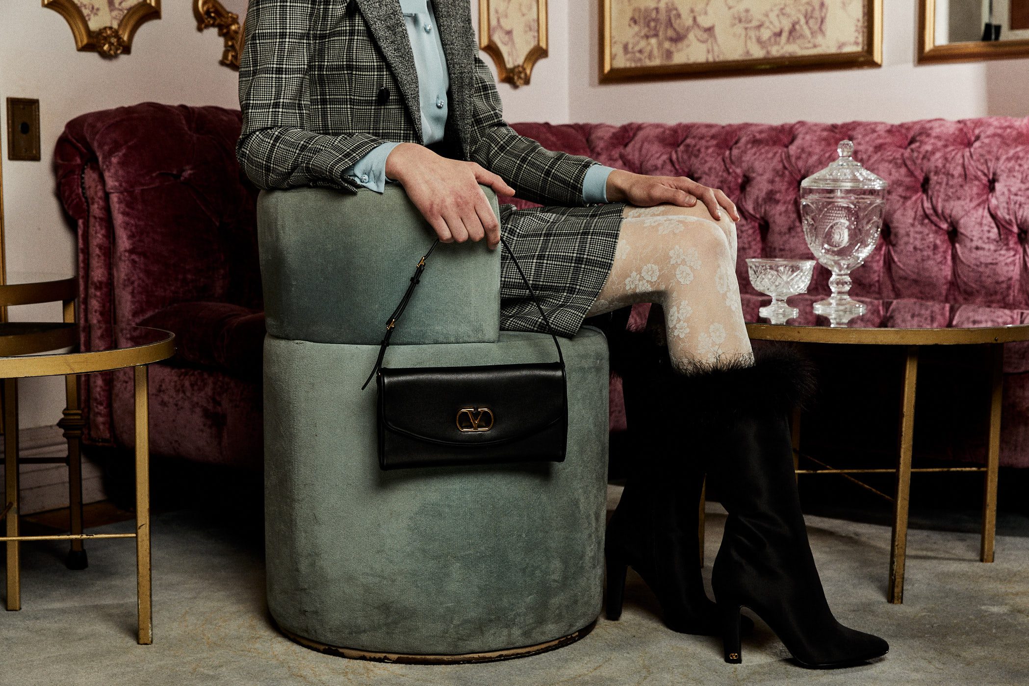 Valentino Garavani DeVain Bag Feature