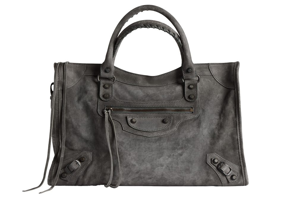 Balenciaga Le City Bag Suede