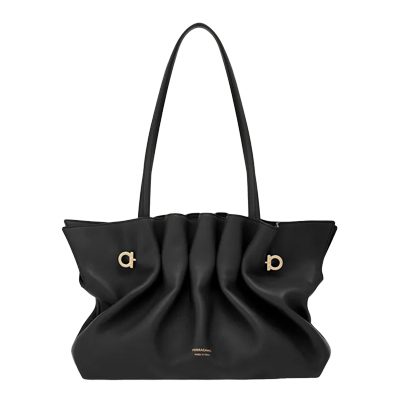 Ferragamo Soft bag (M) in plum