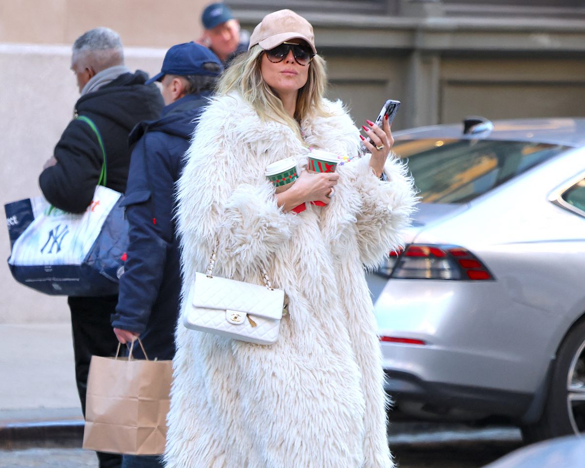 Hedi Klum Chanel Flap Bag