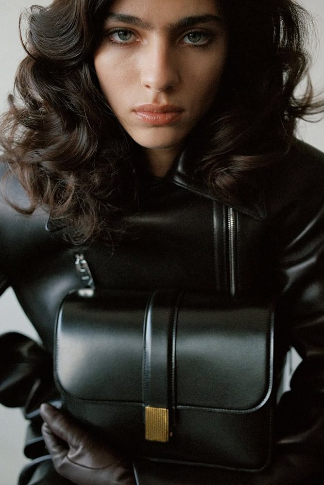 Khaite Blake Bag Black Smooth Leather