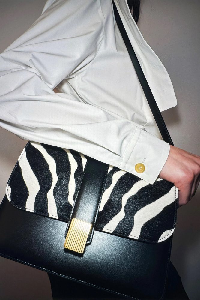 Khaite Blake Bag Zebra