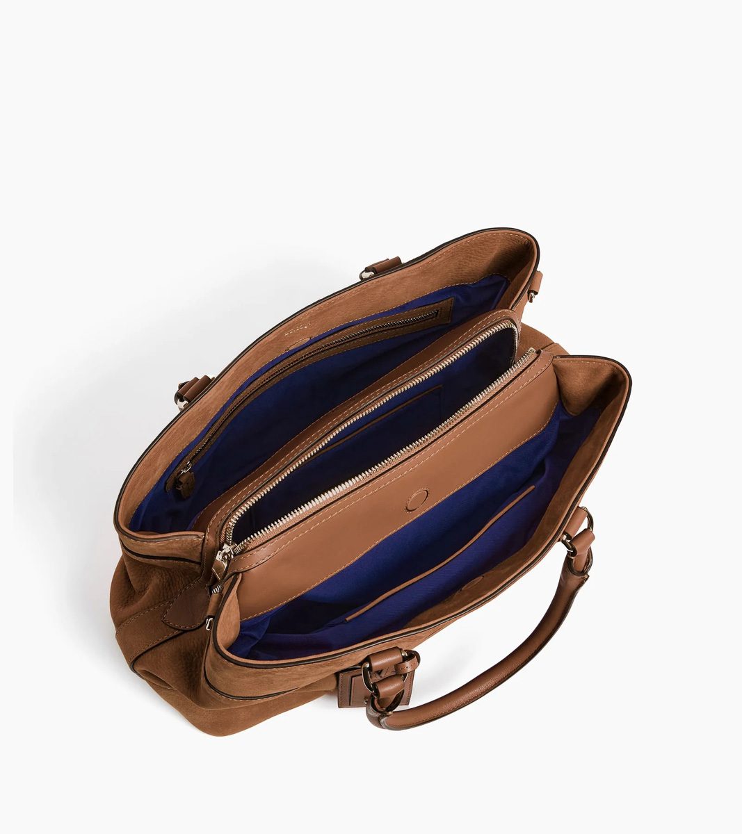 Le Tanneur Romy large handbag in grained nubuck leather Le Tanneur Romy large handbag in grained nubuck leather