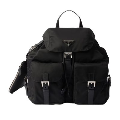 Prada Medium Re Nylon backpack with pouch
