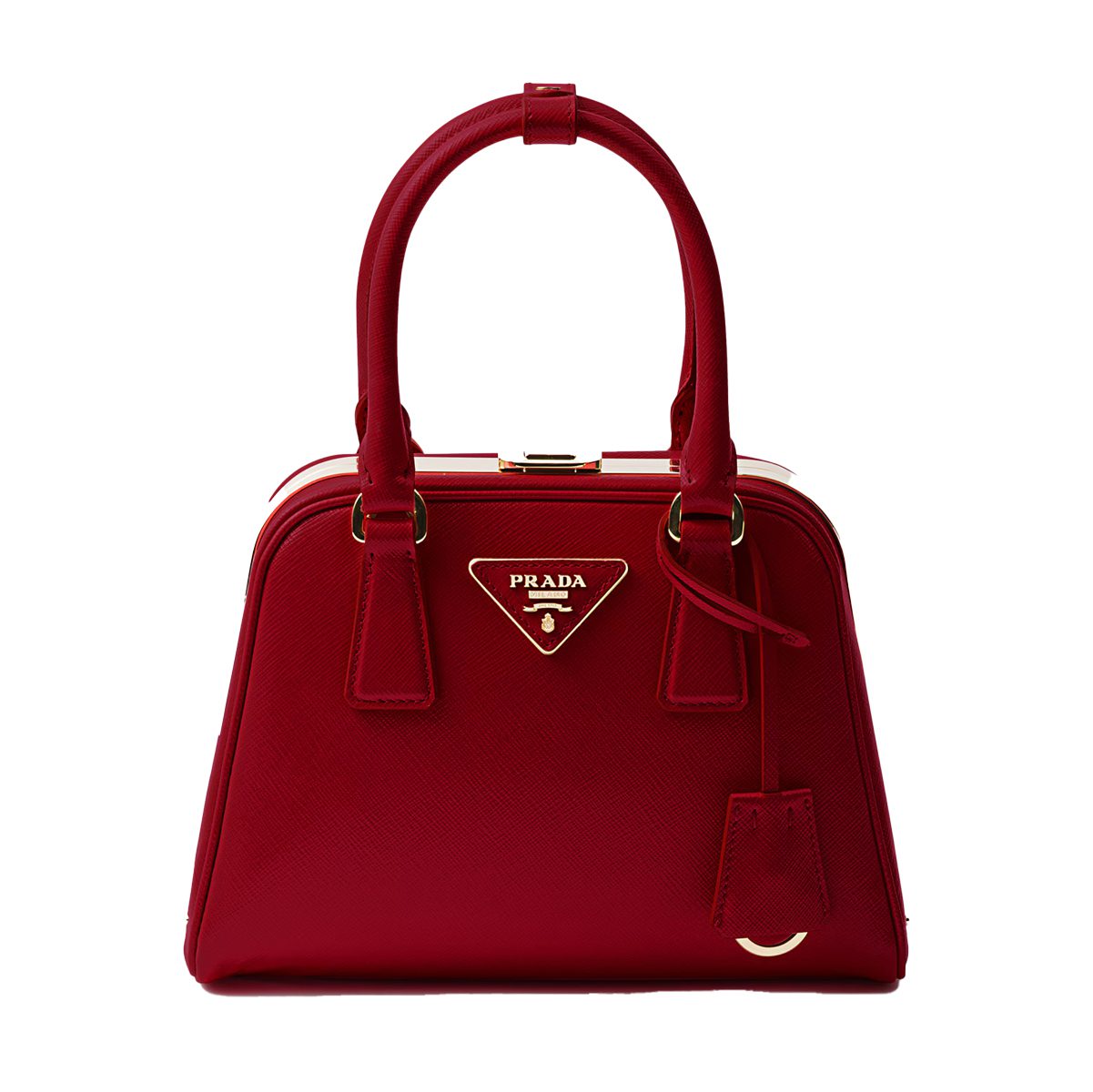Prada Pyramid Saffiano leather mini bag