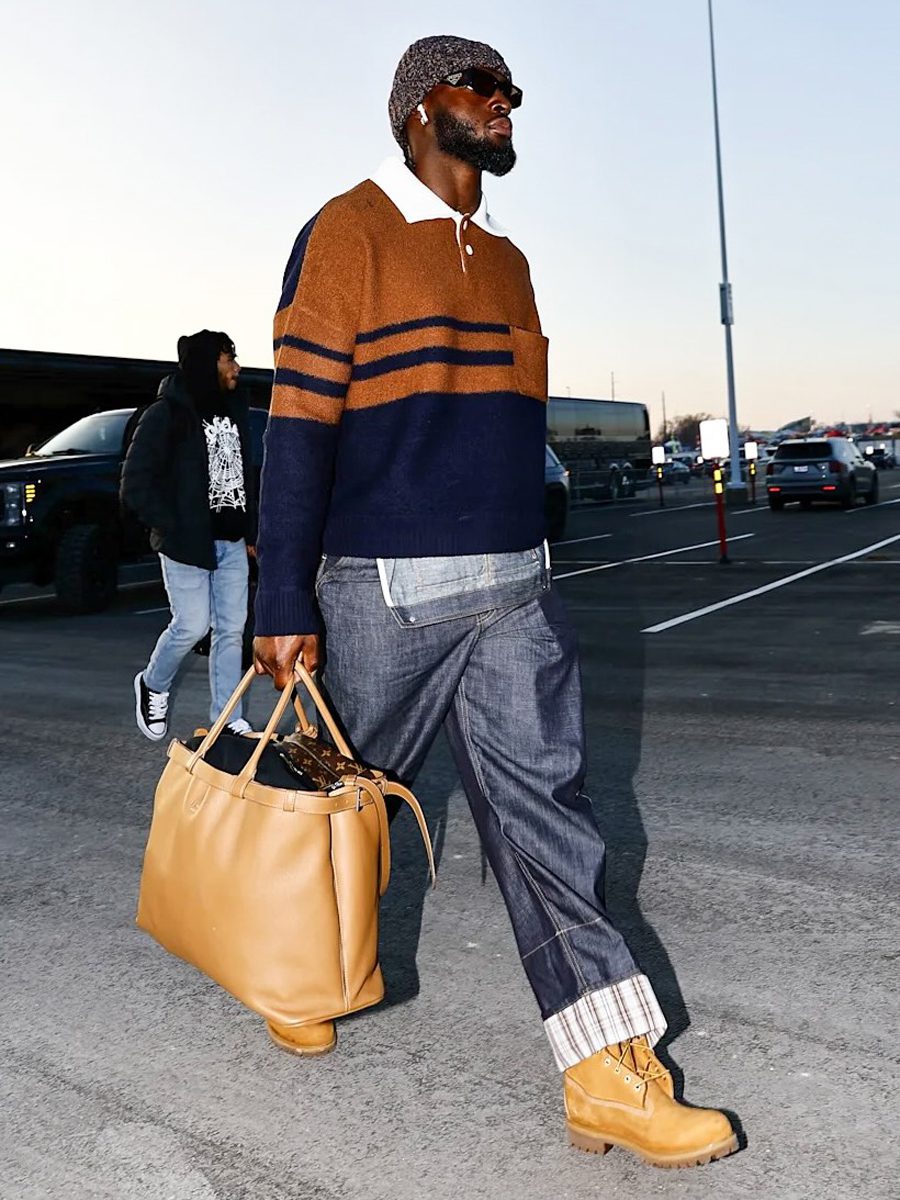 Will Anderson Jr Prada Buckle Bag
