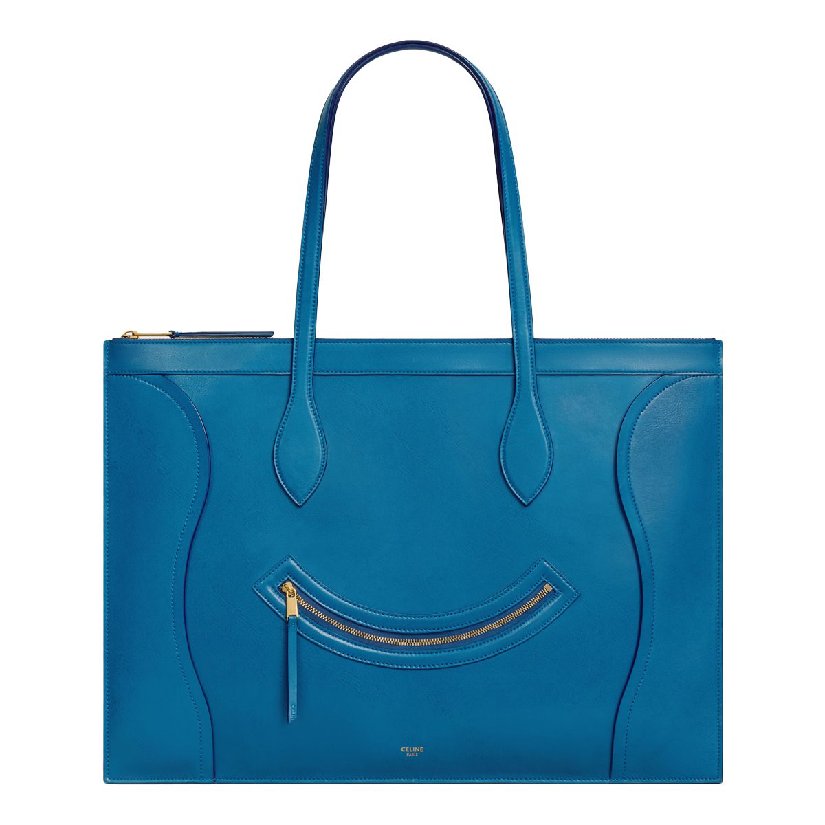 celine FLAT CABAS NEW LUGGAGE IN GLOSSY CALFSKIN