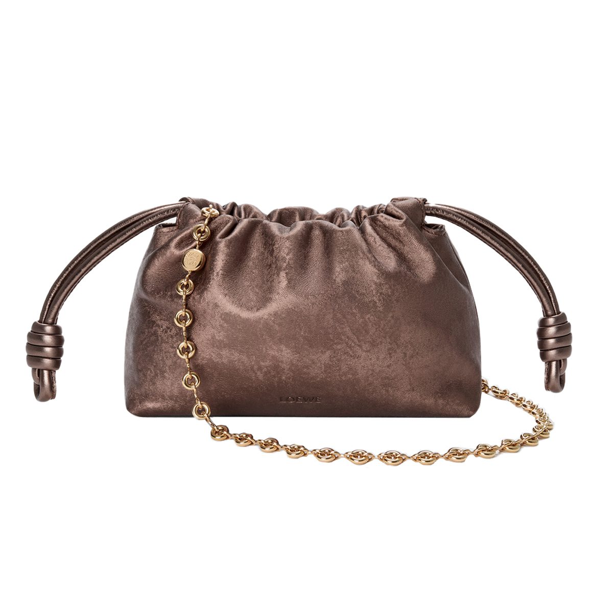 loewe Mini Flamenco purse in moire? printed calfskin