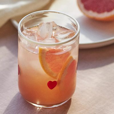 Anthropologie Mesh Hearts Train Case